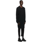 Julius Black Wool Thin Sweater