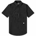 CAYL Men's Short Sleeve Nylon Hiker Shirt in Black