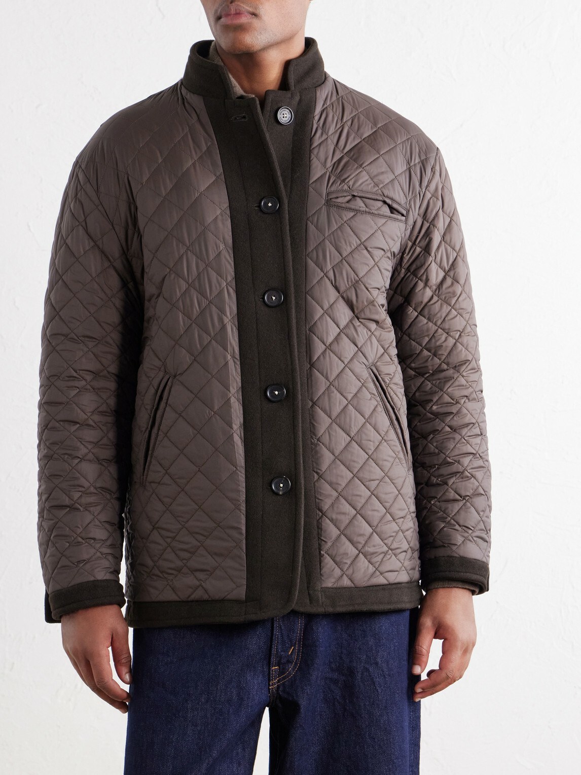 Massimo Alba - Chevrolet Reversible Cashmere Jacket - Brown