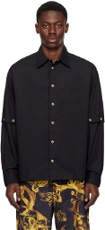 Versace Jeans Couture Black Detachable Shirt
