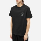 Gramicci Men's Big G-Logo T-Shirt in Black