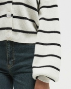 Gestuz MEBAGZ CARDIGAN STRIPED NOOS Beige Womens Zippers & Cardigan