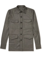 De Petrillo - Wool-Flannel Overshirt - Gray