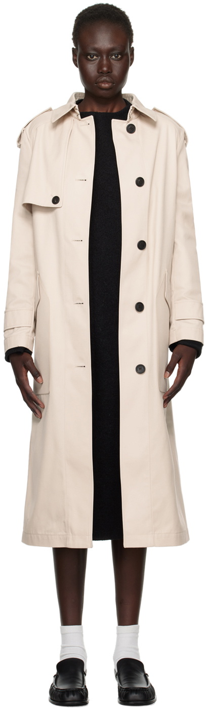 MACKAGE Beige Akili Trench Coat Mackage