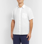 120% - Garment-Dyed Linen Shirt - White
