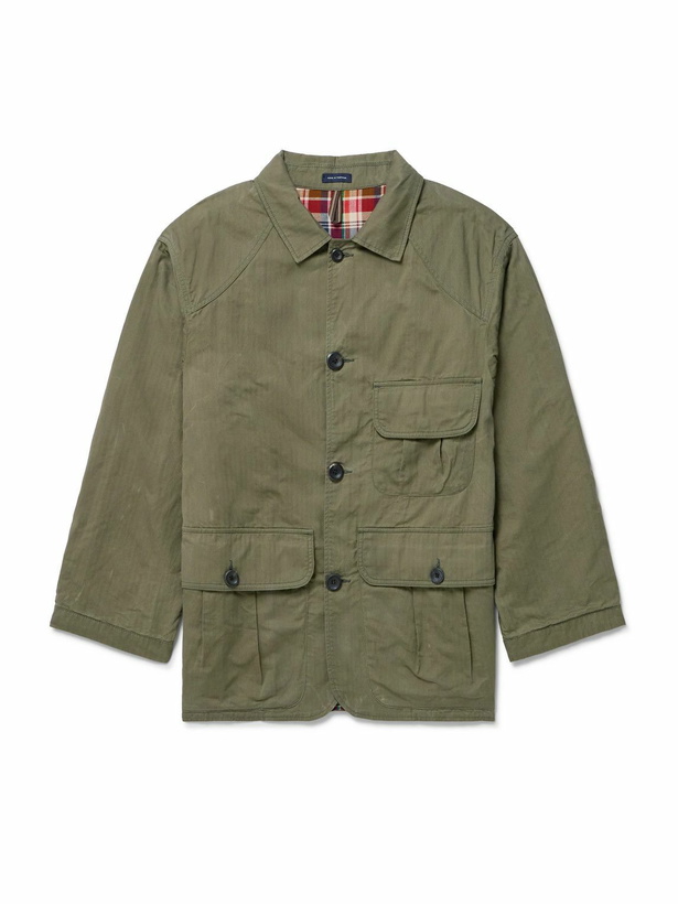 Photo: Drake's - Cotton-Twill Chore Jacket - Green
