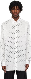Marni White Polka Dot Shirt