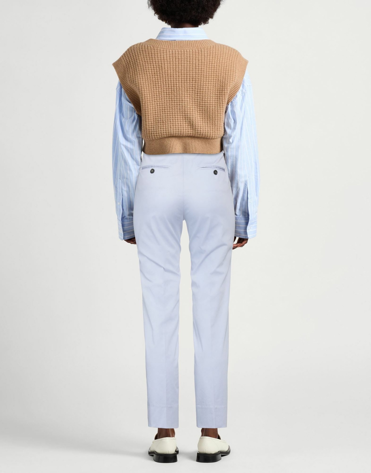 Peserico Womens Pants Sky in Blue
