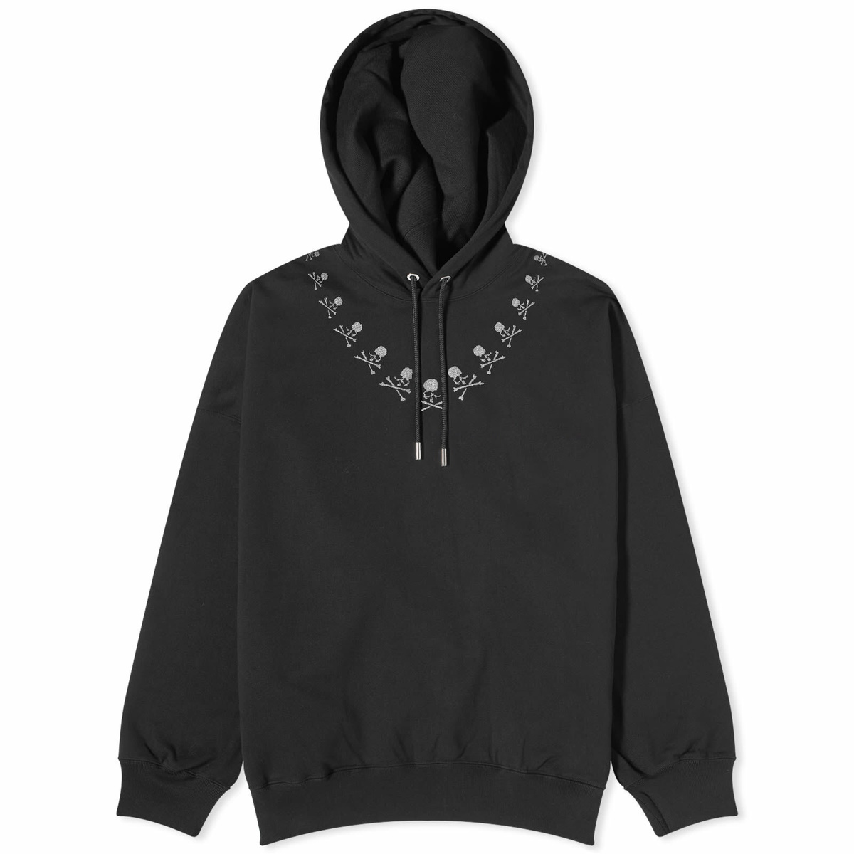 MASTERMIND WORLD Men's Round Skull Hoodie in Black MASTERMIND WORLD