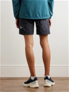And Wander - Straight-Leg Belted Taffeta Shorts - Black