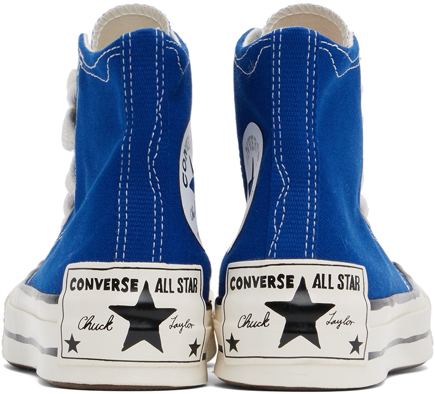 Converse Blue Chuck 70 Sketch High Top Sneakers Converse