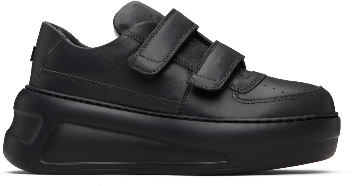 Acne Studios shoes 【最終値下げ】 Acne Studios Black Lace-Up Sneakers Acne Studios