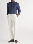 Brioni - Linen Shirt - Blue