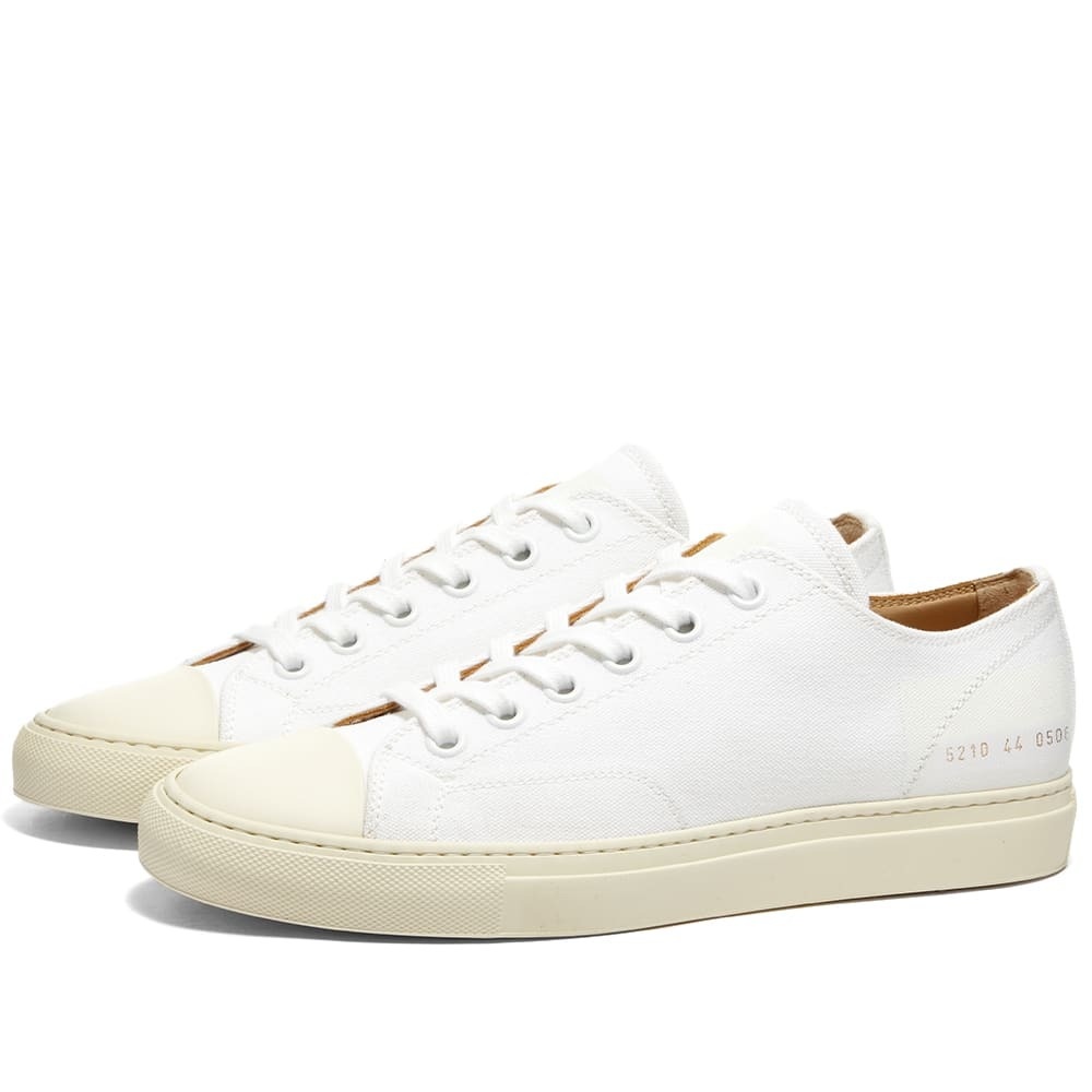 Photo: Common Projects Tournament Low Canvas in White