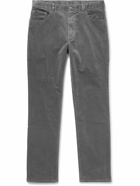 G/FORE - Slim-Fit Cotton-Blend Corduroy Golf Trousers - Gray