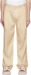 COMMAS Off-White Tailored Trousers
