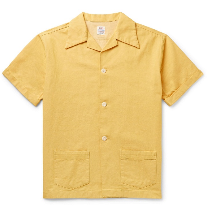 Photo: Levi's Vintage Clothing - Denim Family Camp-Collar Cotton Shirt - Yellow