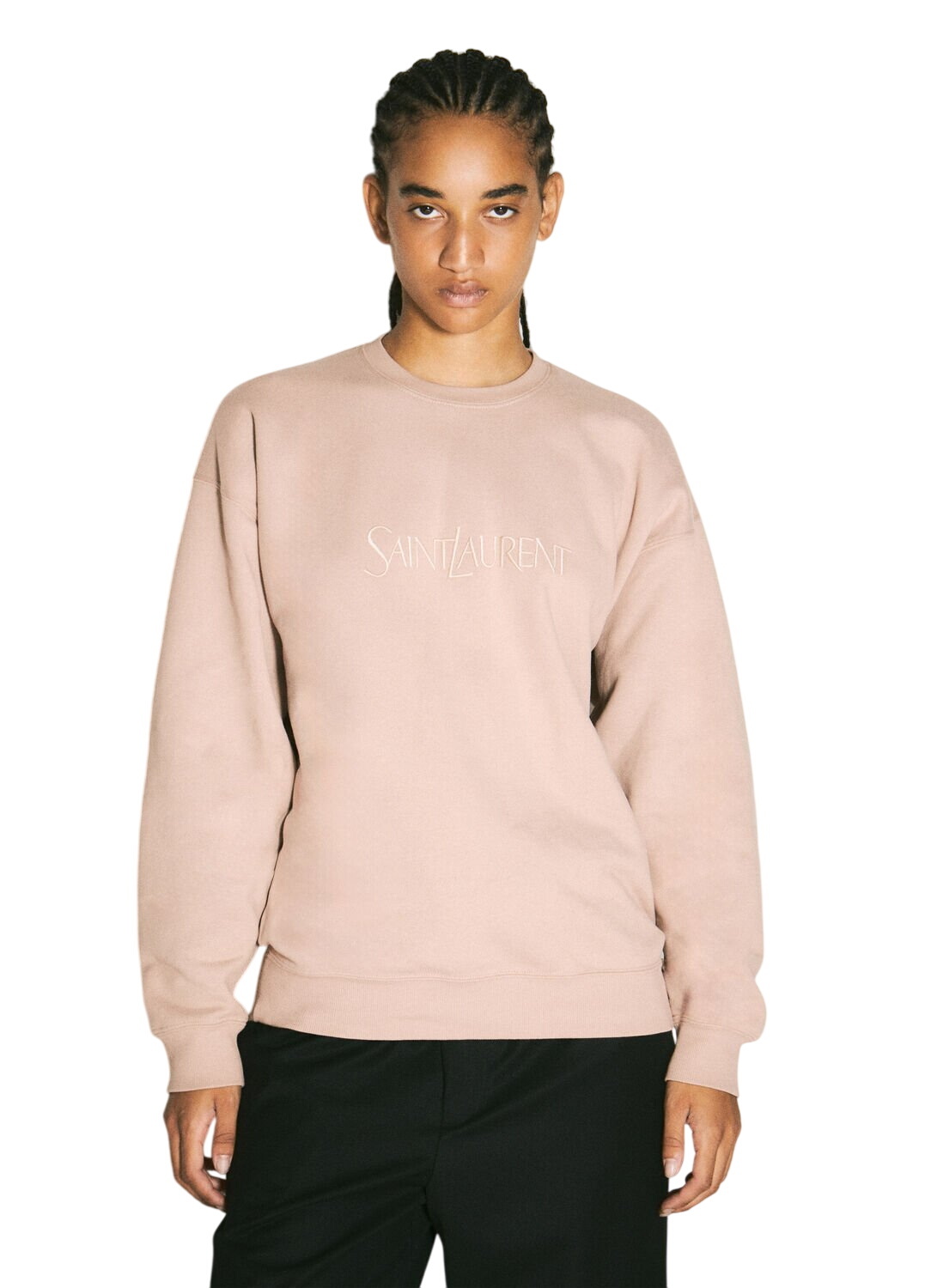 Saint Laurent スヌーピー ロゴ スウェット Saint Laurent x Snoopy cotton-blend jersey sweatshirt Saint Laurent