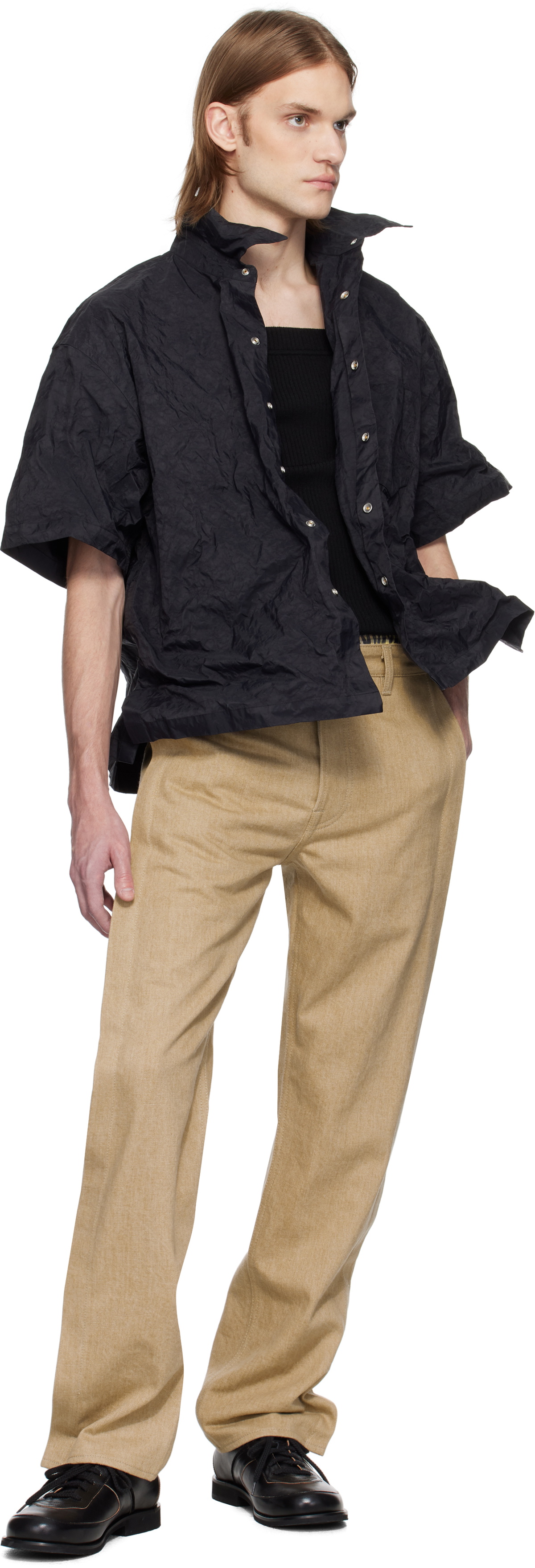 Karmuel Young Black Square Transform Shirt