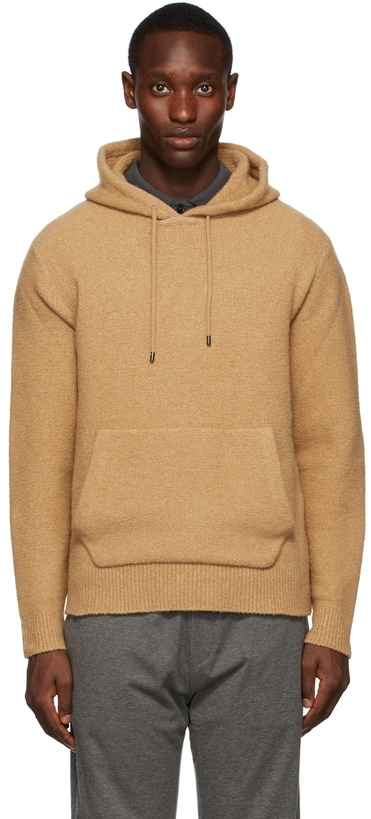 Photo: Ralph Lauren Purple Label Beige Cashmere Bouclé Hoodie