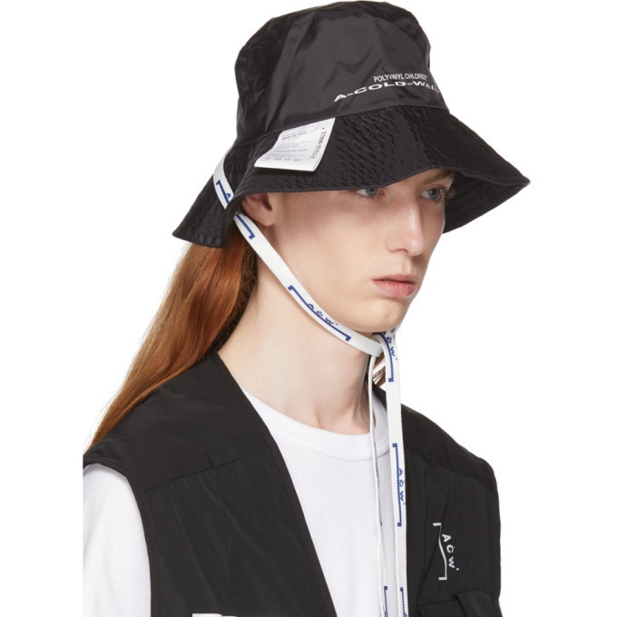 A-Cold-Wall* Black Eyelet Bucket Hat A-Cold-Wall*