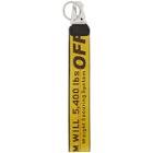 Off-White Yellow Classic Industrial Keychain