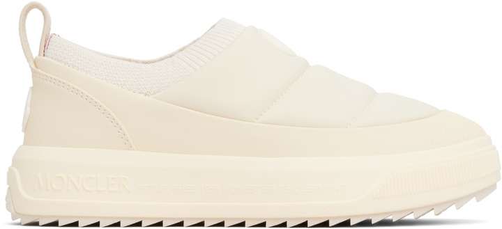 Photo: Moncler Beige Altive Slip-On Trainer Sneakers