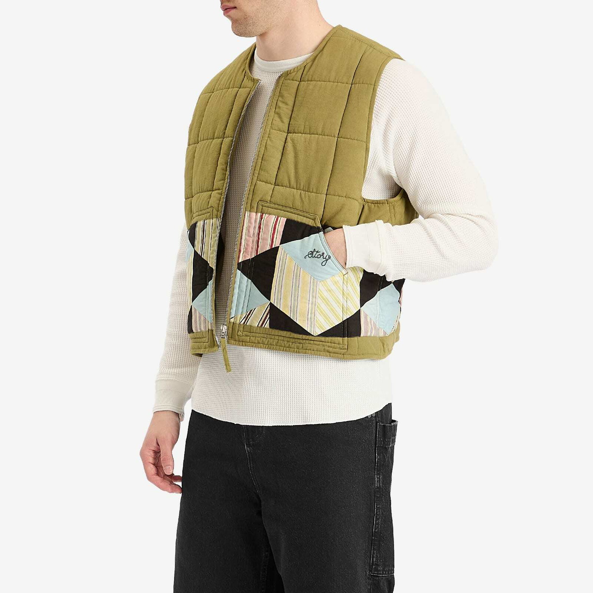 【新品未使用】Story Mfg Vest STORY MFG. SATURN VEST TERRACOTTA SSP | TODAY CLOTHING