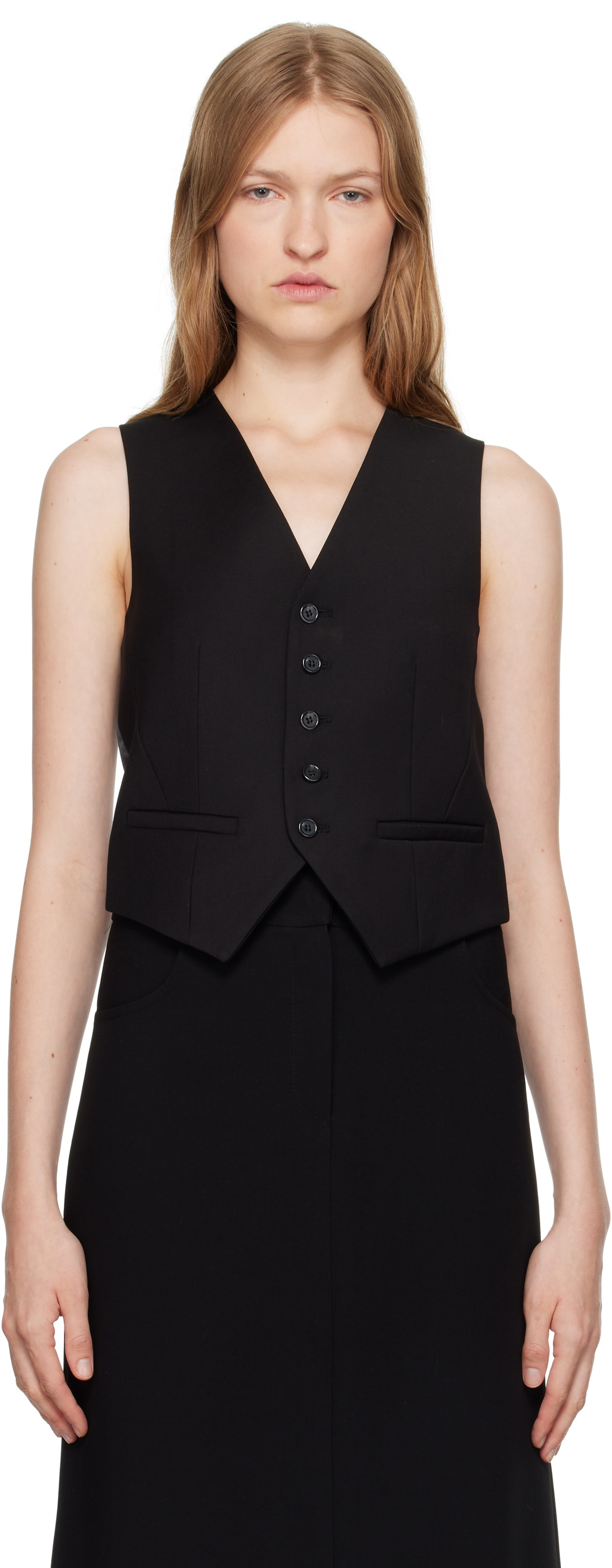 The Frankie Shop Black Gelso Vest