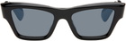 Jil Sander Black Oliver Peoples Cat Eye 'Edition 3' Sunglasses