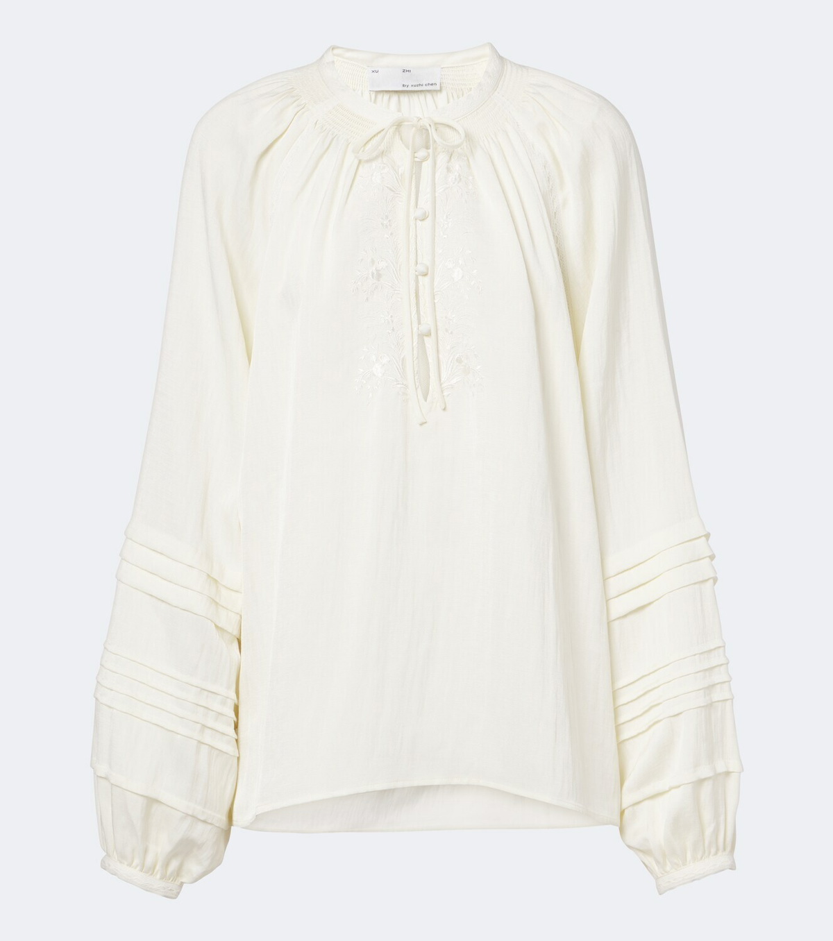 Xu Zhi Oversized embroidered blouse