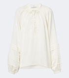 Xu Zhi Oversized embroidered blouse