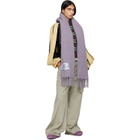 Marni Purple Alpaca Scarf