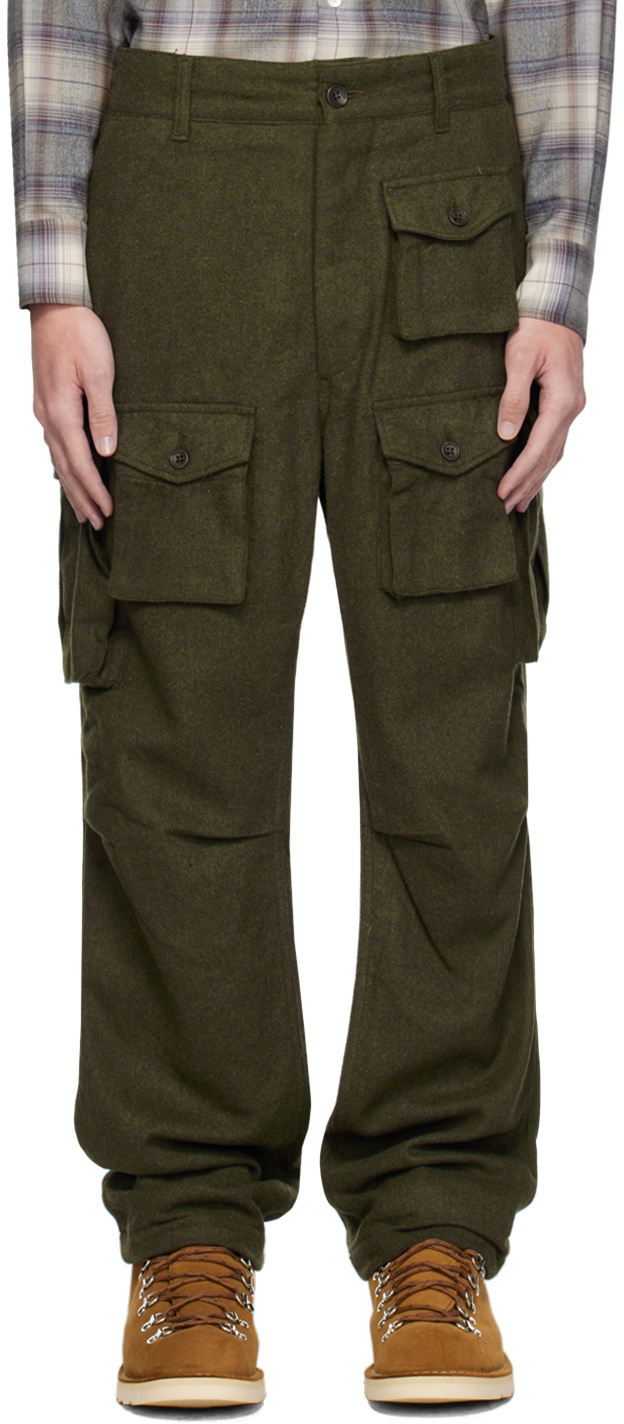 Engineered Garments Green FA Cargo Pants Engineered Garments