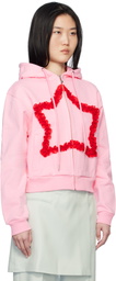 Sandy Liang Pink Regina Hoodie