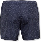 Incotex - Printed Swim Shorts - Blue