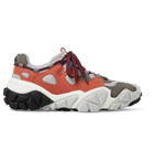 Acne Studios - Boltzer Rubber-Trimmed Suede and Mesh Sneakers - Orange