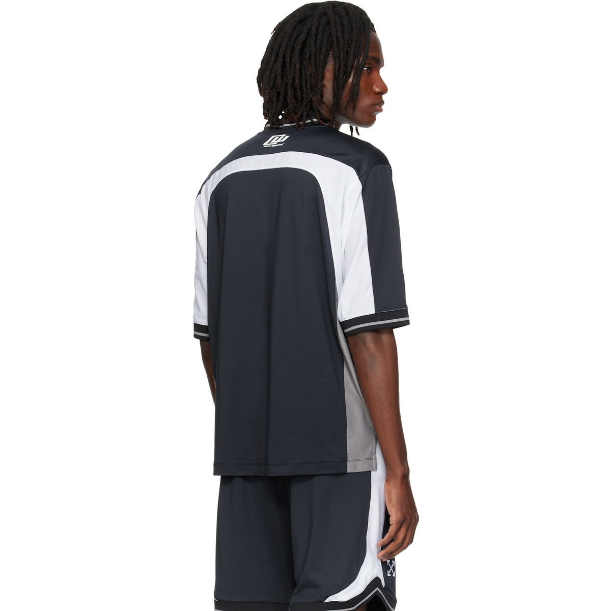 Off-White Black Eagle Team Soccer T-shirt