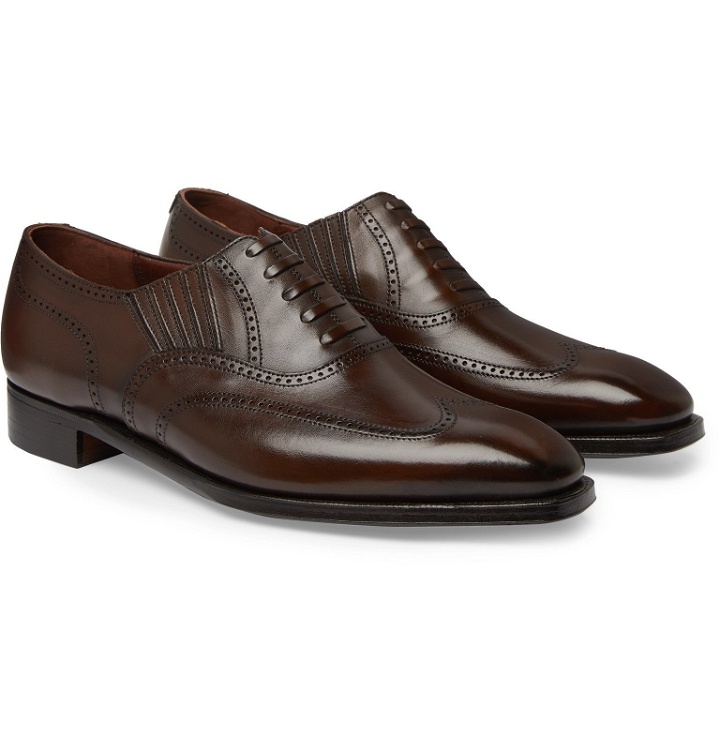 Photo: George Cleverley - Winston Leather Oxford Brogues - Brown