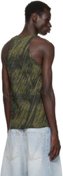 MISBHV Khaki Trapezoid Tank Top