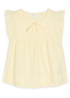 Skall Studio Nadja Pleated Cotton Blouse Cream