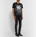 Alexander McQueen - Printed Cotton-Jersey T-shirt - Men - Black