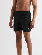 Stone Island - Mid-Length Logo-Appliquéd ECONYL Swim Shorts - Black