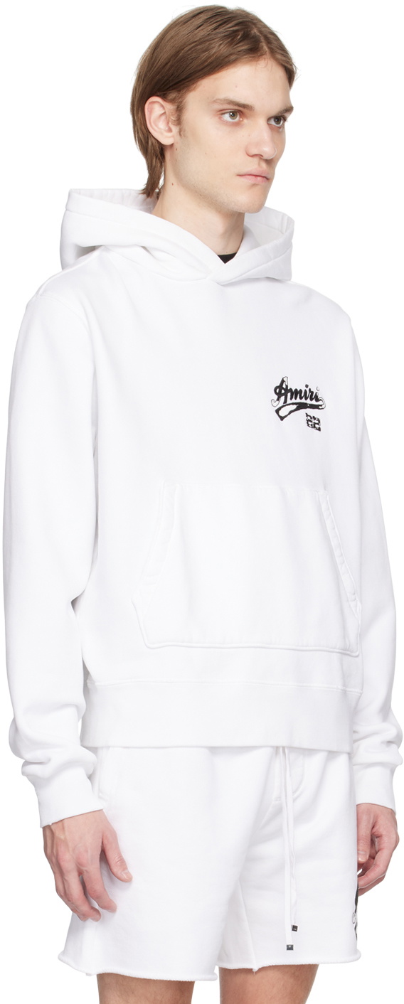 AMIRI White '22' Hoodie Amiri