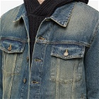 Saint Laurent Men's Denim Jacket in Deep Vintage Blue