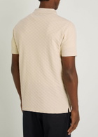 PS Paul Smith Textured Cotton Polo Shirt Ecru