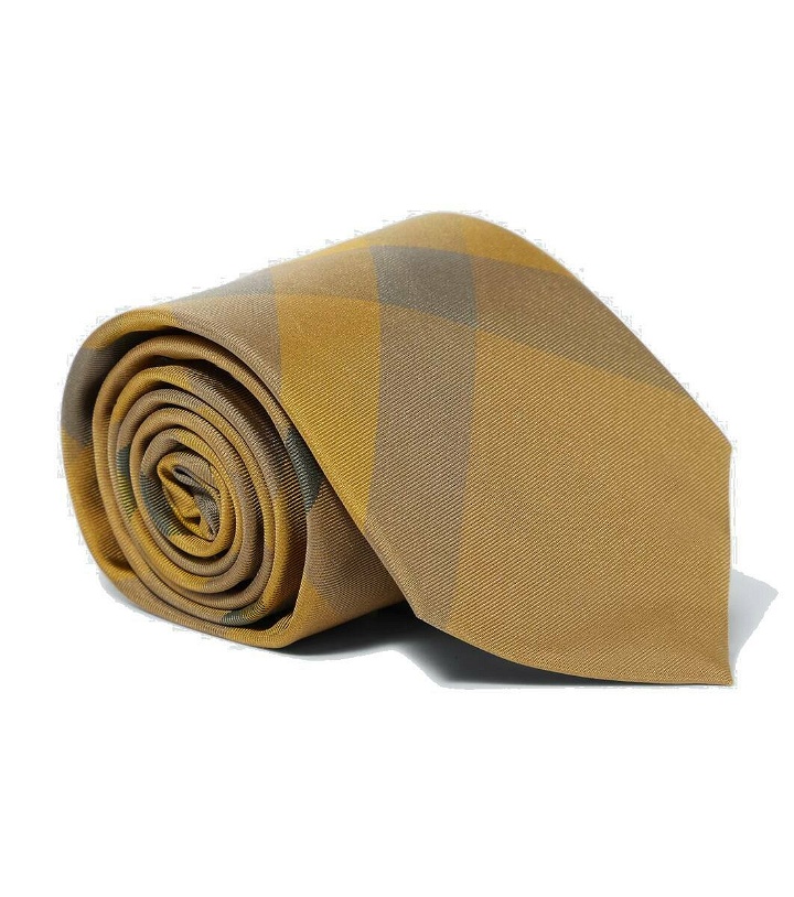 Photo: Burberry Burberry Check silk tie