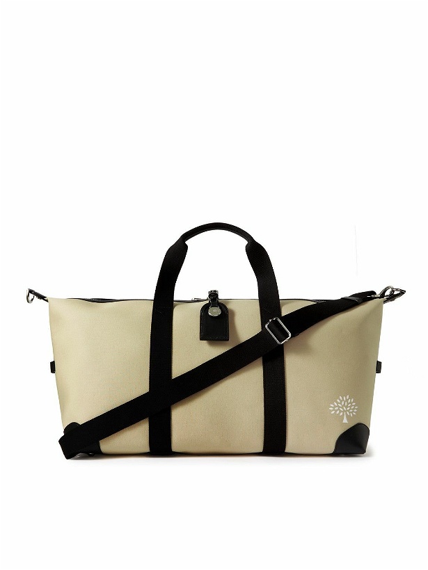 Photo: Mulberry - Medium Clipper Leather-Trimmed Canvas Holdall