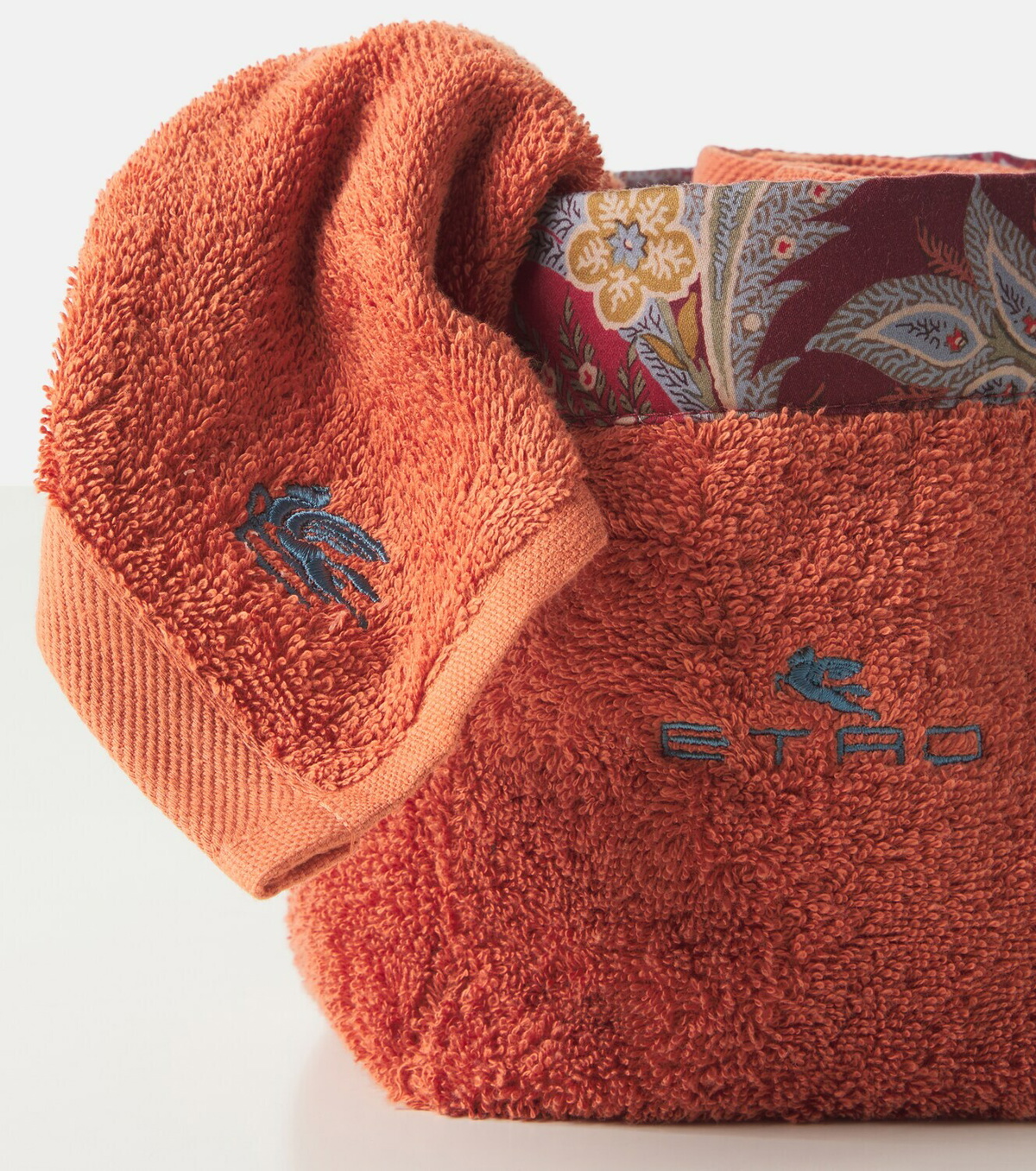 Etro Caladium set of 4 cotton terry face towels