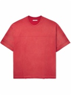 John Elliott - Rush Practice Oversized Cotton-Jersey T-Shirt - Red